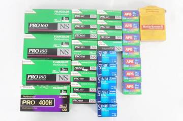 〇 富士フィルム PRO160 NS PRO400H コニカ SINBI200 等 期限切れ カメラフィルム まとめてセット 0002256012