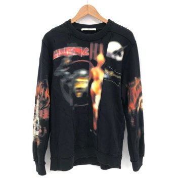 GIVENCHY ジバンシィ トレーナー 16W 7320 653 Sサイズ ブラック【ECAE7028】