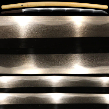 【縁】極上肌物 板目肌に松皮交じる名肌物 地映り地景あらわれ吸い込まれるような鍛え肌 匂い出来の小湾れ 切れ味抜群の名刀 二尺三寸四分