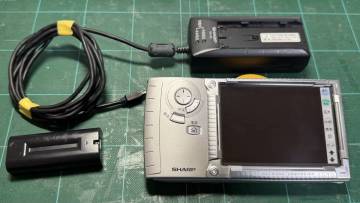 ザウルスアイクルーズ　MI-EX1 　バッテリーEA-BL2再生品（EA-BL3相当）有料MOREソフトなど