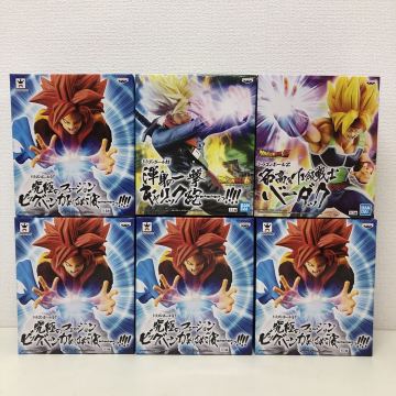 6点セット 未開封 BANPRESTO ドラゴンボール フィギュア ゴジータ 超サイヤ人4 トランクス バーダック バンプレスト プライズ 260318Y24