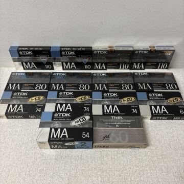 0311L6 未使用 まとめ★ METAL POSITION メタル カセットテープ 15本セット TYPE Ⅳ TDK MA 110 80 74 54 That's 60