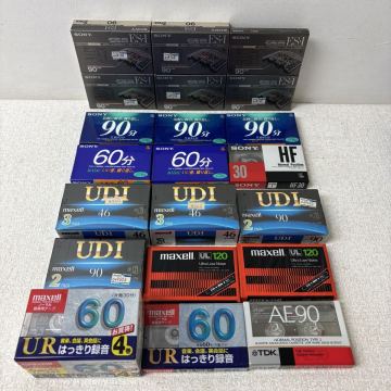 0311N6 未開封★NORMAL POSITION ノーマルポジション TYPEⅠ カセットテープ 21点（35本入り）セット SONY TDK maxell 記録媒体