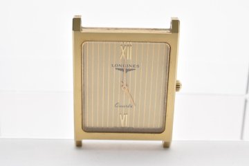 ロンジン スクエア ゴールド クォーツ メンズ 腕時計 LONGINES