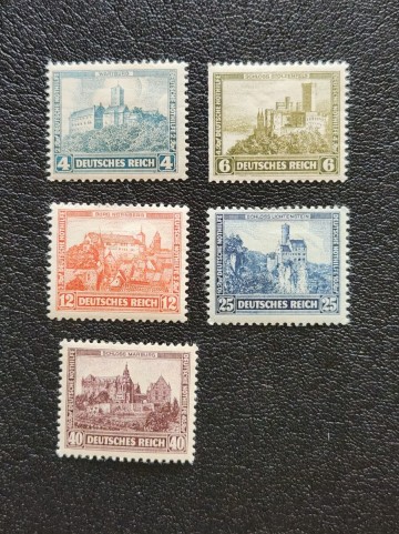 ドイツ 1932年 慈善切手 5種完 OH