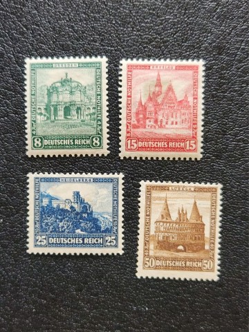 ドイツ 1931年 慈善切手 4種完 LH