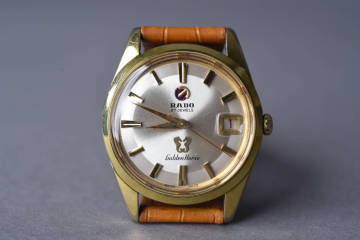 【SBCB/G】5874 RADO ラドー　Golden Horse　57 JEWELS　G20金張　11674 腕時計　稼働品