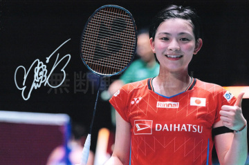 ☆SALE☆ 宮崎友花 直筆サインフォト バトミントン