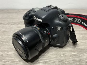 ★ O.346 Canon キヤノン EOS 7D Mark II 一眼 カメラ ブラック ULTRASONIC EF 28-105mm 1:3.5-4.5 &phi;58mm ズームレンズ ★