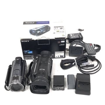 1円SONY HANDYCAM HDR-CX550V Victor Everio GZ-HD7-B ソニー ビクター ビデオカメラ 光学機器 2点 セット B1315