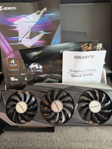 【1円スタート・送料無料】GIGABYTE GeForce RTX 3090 GAMING OC 24GB 動作確認済 GPU-Z確認 箱付