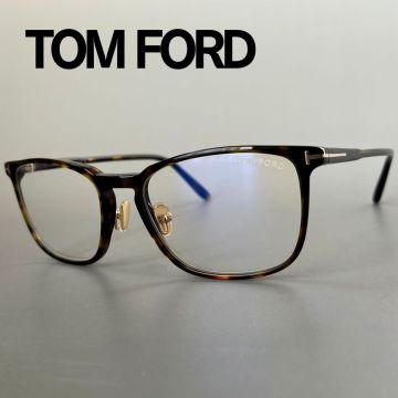 【1円スタート】 トムフォード メガネ TOM FORD ウェリントン 眼鏡 ブラウン べっ甲柄 ゴールド 訳あり クリングス 新品 おしゃれ 茶色