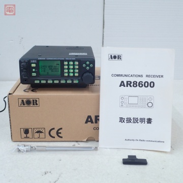 AOR AR8600 Mark2 広帯域 通信型受信機 100kHz〜3000MHz ACアダプタ・取説・元箱付 AR-8600 マーク2【20