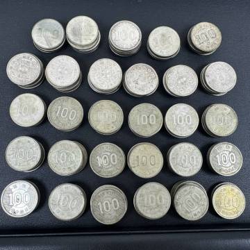 100円銀貨 144枚 稲穂 五輪 鳳凰 銀貨 記念硬貨 日本 コイン 昭和 古銭 銀 シルバー コレクション アンティーク 0.65kg