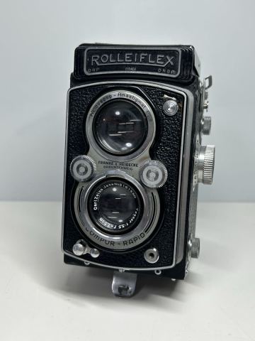 19【現状品】 ROLLEIFLEX Automat 1:2.8 1:3.5 f=75mm ヴィンテージ 二眼レフカメラ ローライフレックス 動作未確認 ジャンク 1円～