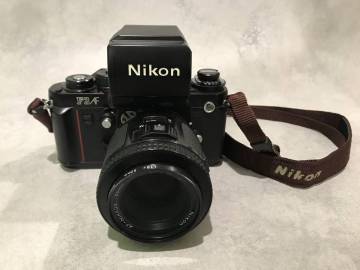 ビンテージフィルムカメラ Nikon F3 AF + AF NIKKOR 80mm F2.8 レンズ付！昭和レトロ 美品