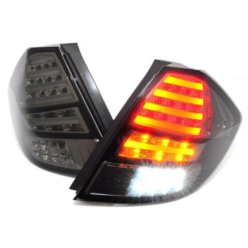 新品1円～企画 GEフィット 前期 後期 GPハイブリット用 ファイバーLEDテールランプ クリスタルアイ ブラックスモークタイプ