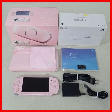 動作品 PSP プレイステーションポータブル 本体 PSP-3000 ブロッサムピンク BLOSSOM PINK VALUE PACK ソニー SONY 箱説付【10