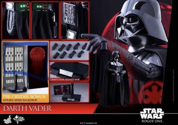 hottoys ホットトイズ ローグ・ワン スターウォーズ 1/6フィギュア ダース・ベイダー バックボード欠品 インナーは本革