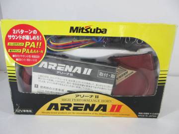 S3829 送料無料！ ミツバ mitsba ARENA II MBL-2E19.20 MBW 2E19R アリーナホーン 電子ホーン 現状品 説明欄必読