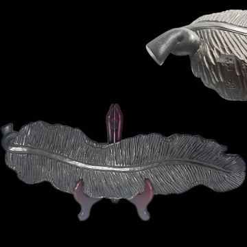 時代物　煎茶道具　雲造　在銘　木製　葉型　茶盆　/　木工芸　木彫　盆　飾盆　検索：　欅　栗　老松　