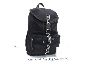 1円 ■美品■ GIVENCHY ジバンシィ ナイロン リュックサック バックパック デイパック レディース メンズ ブラック系 FN8645