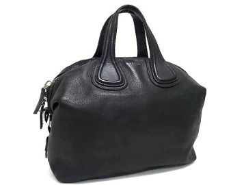 1円 GIVENCHY ジバンシィ レザー ハンドバッグ トートバック レディース メンズ ブラック系 FQ5579