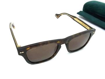 1円 ■極美品■ GUCCI グッチ べっ甲調 サングラス メガネ めがね 眼鏡 レディース メンズ ブラウン系 FT9287