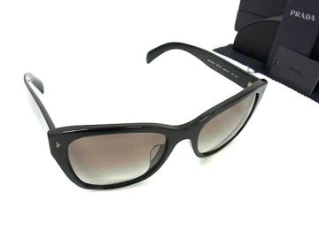 1円 PRADA プラダ SPR 09S-F 56□20 1AB-0A7 140 2N サングラス メガネ 眼鏡 レディース メンズ ブラック系 FT9436