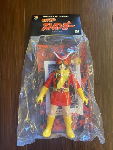 東映レトロソフビコレクション　電波人間タックル　タックル　 メディコムトイ ストロンガー　東映レトロ