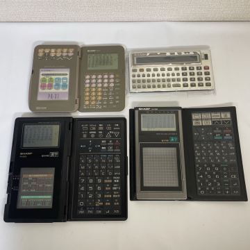 SHARP PC-1251 PA-7000 PA-8500 PA-X1-T 電子手帳 ポケコン 難あり