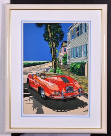 真作保証 / 鈴木英人 / スピードスターと過ごす正午 / シルクスクリーン / ed.150 / 代表的傑作 / 笹倉鉄平 天野喜孝 ヒロ・ヤマガタ