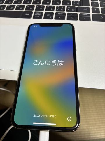 【中古】iPhone x 64GB ios16.7.14 初期化済み　Wi-Fi接続可能　バッテリー正常