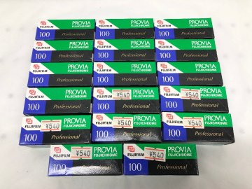 【未開封】FUJIFILM フジフィルム PROVIA 100 Professional RDPII 120 デーライトタイプ 期限切れ 17本まとめ