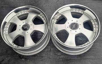 ★売り切り★深リム★FABULOUS ファブレス プロファンド PCD114.3 4/5マルチ 8.5J ＋30 2本セット