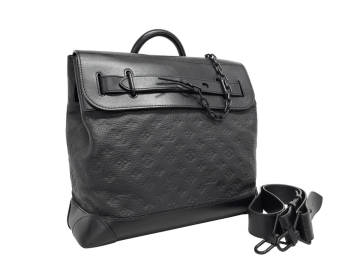 KB5090-133182◆極美品【ルイ ヴィトン】トリヨンモノグラム・スティーマーPM・2wayハンドバッグ・M55701◆斜め掛けショルダーバッグ・黒