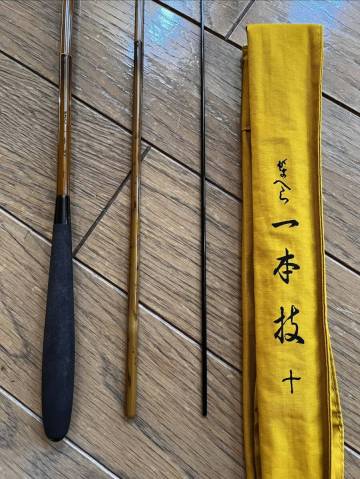 1円〜上物 美品 入手困難 希少な絶版モデル gamakatsu がまかつ がまへら 一本技 10尺 並継ヘラ竿 ヘラブナ へら竿 へらぶな シマノ朱紋峰 