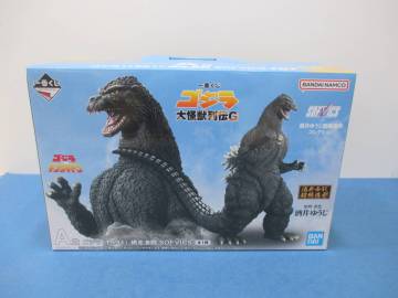 091)未開封 ゴジラvsキングギドラ 一番くじ ゴジラ 大怪獣列伝G A賞 ゴジラ(1991) 網走激闘 SOFVICS フィギュア
