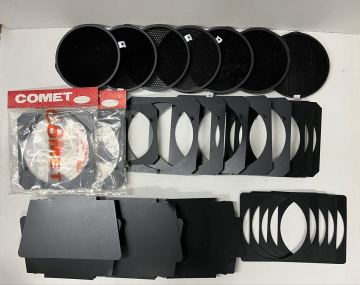 【ヤ100】 CONET コメットストロボ ハニカムグリッド ライトカッター MGフィルター 計26品 まとめて