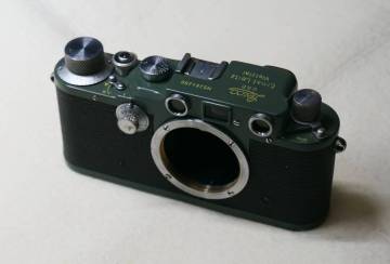 ライカⅢCブルーグレーペイント