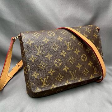 C143 ルイヴィトン モノグラム ミュゼットタンゴ ショルダーバッグ 方がけバッグ シリアル SP0040