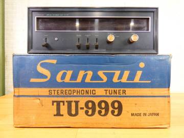S) SANSUI サンスイ TU-999 AM/FMステレオチューナー 音響機器 オーディオ ※ジャンク/通電可！ @140 (3)