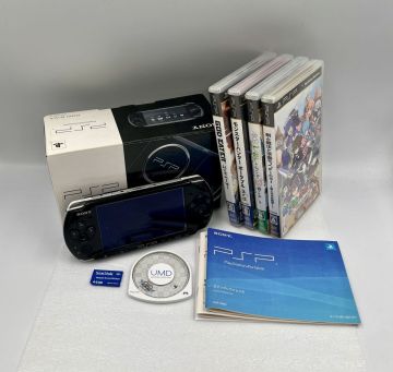 1円〜④【動作確認済み】美品 SONY ソニー PlayStation Portable PSP-3000 PSP ピアノブラック 本体 付属品完備 UMD モンハン等 ＃③14
