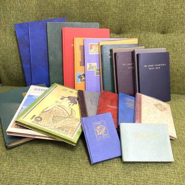 1円～★【切手収納アルバムおまとめ】18冊/ストックブック/スタンプアルバム/コレクションブック/テージー/エルフ/切手無し/中古【2611】