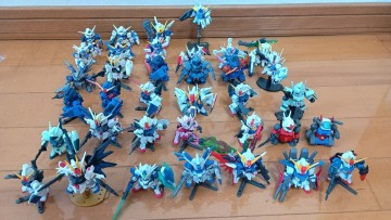 まとめ売り 希少 ガシャポン戦士フォルテ フィギュア hi-&nu;ガンダム クスィーガンダム ダブルオークアンタ ブルーディスティニー 等