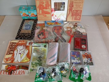 1円～ 希少 エヴァンゲリオン グッズ フィギュア アスカ レイ ステッカー キーホルダー 当時物 非売品 エヴァ カードダス マグコレ 