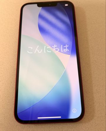 iPhone13 128GB PRODUCT RED SIMフリー バッテリー最大容量73% 箱・未使用付属品付 初期化済