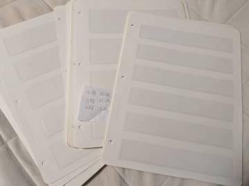 中古切手リーフ60枚 (4段30枚、5段20枚、6段10枚)　ボストーク おまとめ 状態混合 外国切手の収納に。