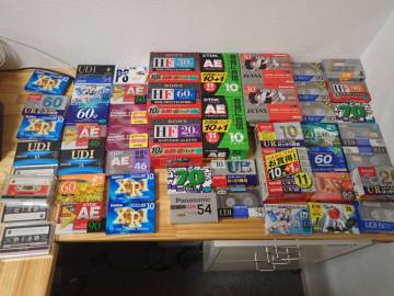 「S3C」⑨まとめて大量 カセットテープ まとめ売り 未開封あり TDK SONY AXIA　maxell パナソニック KONICA ノーマル　約139本 