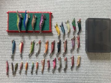 【送料無料】1円スタート売り切り イカメタル オモリグ セット ダートマックス　フラッシュブースト　シンカー まとめ売り ヤマシタ ダイワ